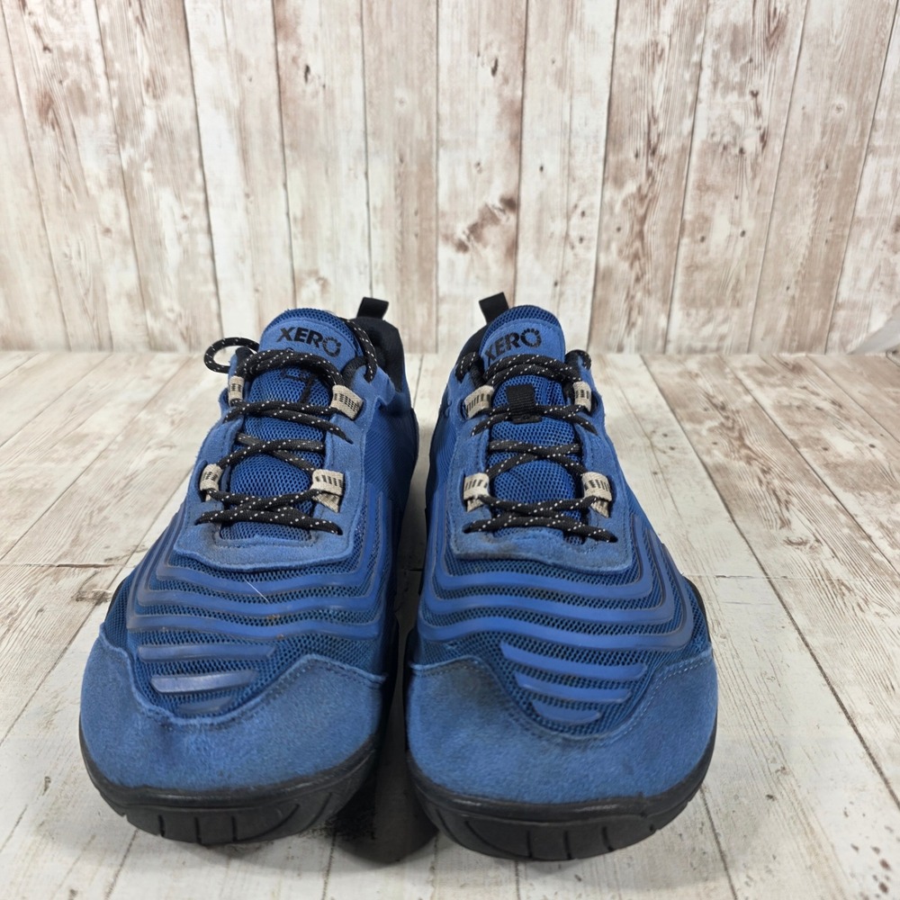 Xero Shoes Prio Mens 10.5 Blue Barefoot Minimalist Running Fitness Sneakers - Picture 2 of 8